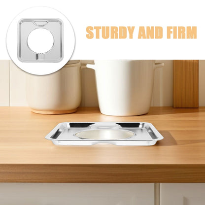 SWETRACE Heavy Duty Square Gas Range Pans 2Pcs Stainless Steel Drip Catching for Cookers V1189-LWWAL-20260327-03869