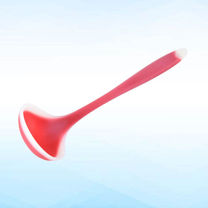 SWETRACE Silicone Soup Ladle Non Stick Kitchen Spoon For And Serving Red V1189-LWWAL-20260327-03873