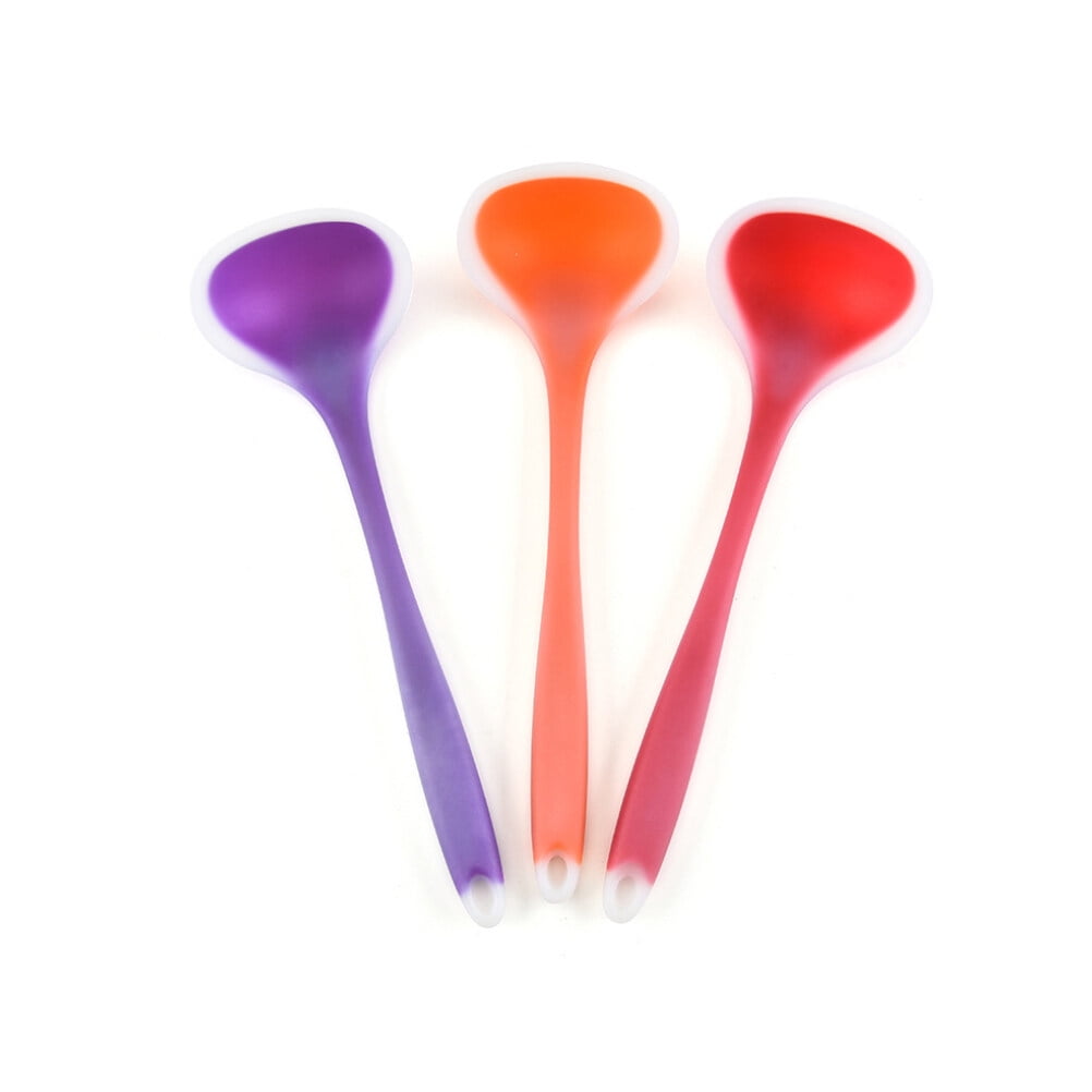 SWETRACE Silicone Soup Ladle Non Stick Kitchen Spoon For And Serving Red V1189-LWWAL-20260327-03873