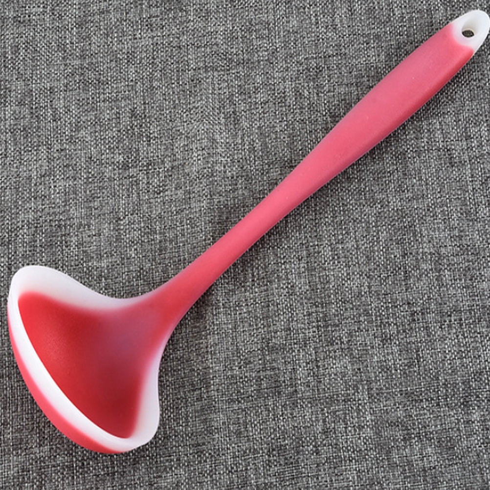 SWETRACE Silicone Soup Ladle Non Stick Kitchen Spoon For And Serving Red V1189-LWWAL-20260327-03873