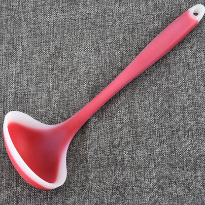 SWETRACE Silicone Soup Ladle Non Stick Kitchen Spoon For And Serving Red V1189-LWWAL-20260327-03873