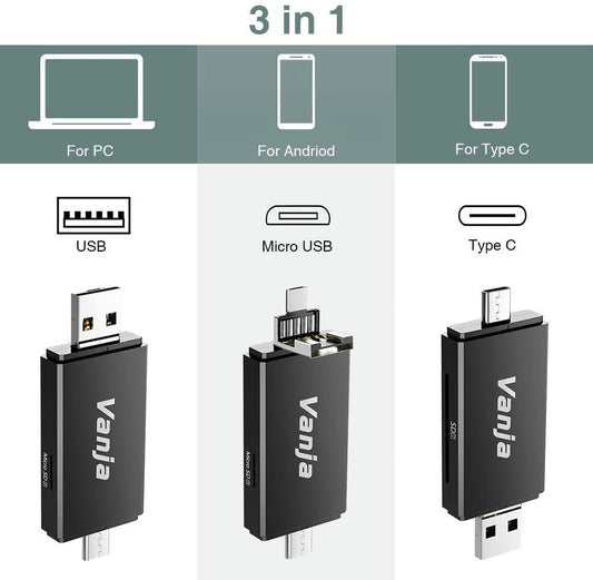 3 in 1 OTG Adapter Multi Function USB 2.0 Flash Drive for Phone External Storage Type-C/Micro USB Adapter for V1189-LWWAL-20260327-03912