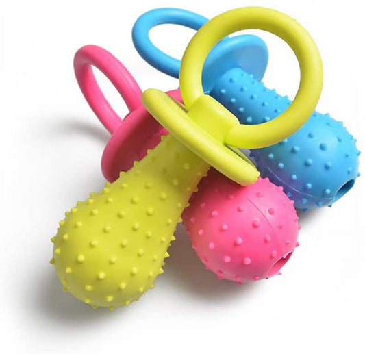 Walbest Molar Clean Teeth Rubber Toy, Clean Teeth Rubber Pacifier Chew Toy, Bell Chewing Playing Training V1189-LWWAL-20260327-03932