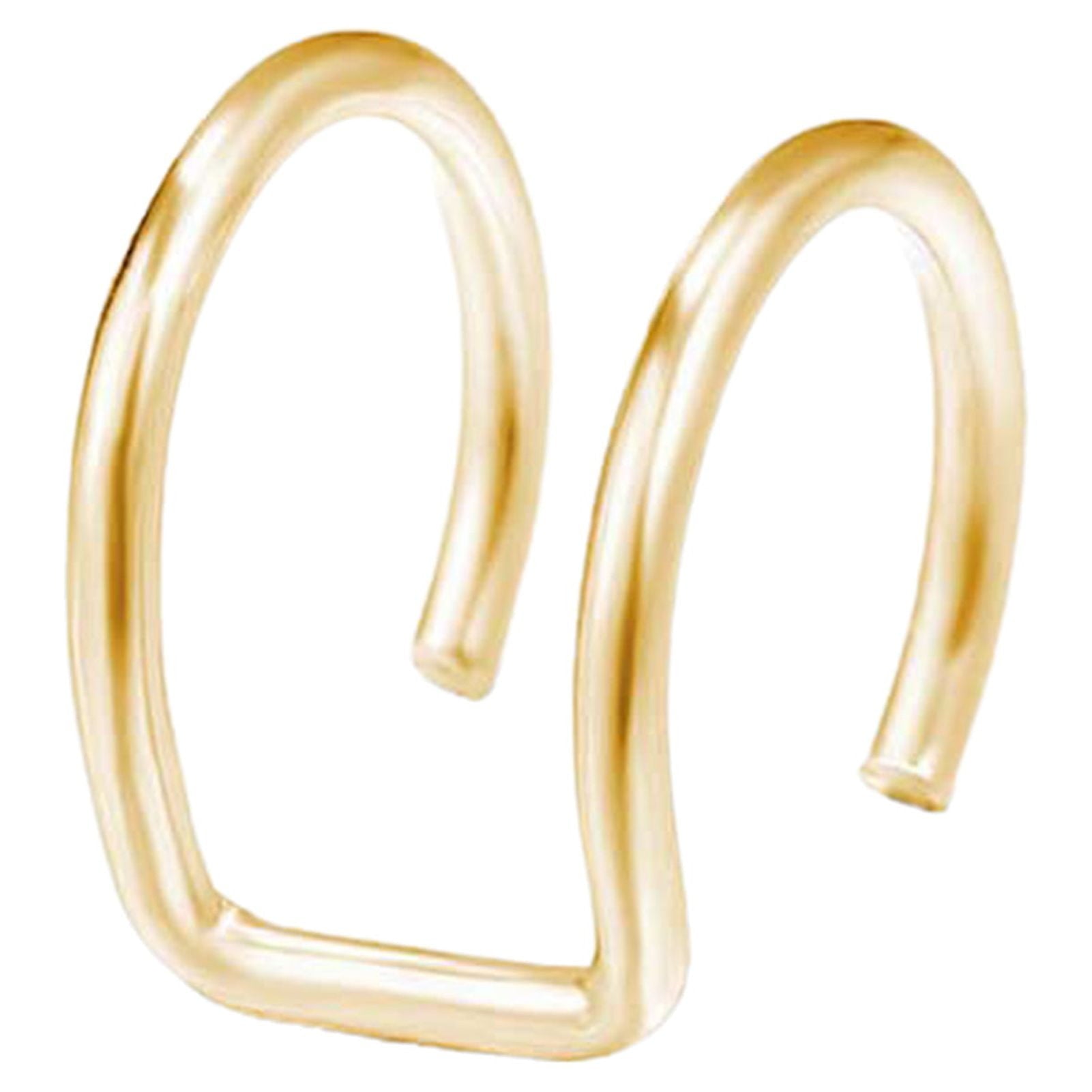 SPRING PARK Men Women Ear Cuff Wrap Earrings, 12 Pieces Gold V1189-LWWAL-20260327-03949