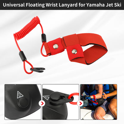 M MATI Stop Kill Safety Lanyard for Yamaha Jet Ski WaveRunner FX140 WaveVenture WaveRaider WaveJammer V1189-LWWAL-20260327-03955
