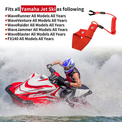 M MATI Stop Kill Safety Lanyard for Yamaha Jet Ski WaveRunner FX140 WaveVenture WaveRaider WaveJammer V1189-LWWAL-20260327-03955