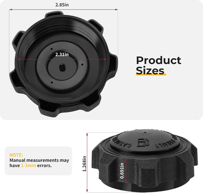 M MATI Fuel Cap Gas Cap for Gravely Vented Fuel 01538400 Select Gravely & Mini- Zero-turn Mowers V1189-LWWAL-20260327-03973