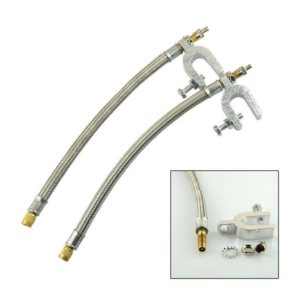 2 Pieces Dual Wheel Valve Stem Extender Extention 9.8' Stainless Steel Flexible V1189-LWWAL-20260327-03991