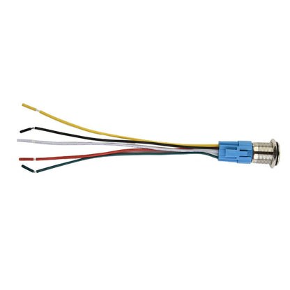 19Mm Latching Push Button Switch 12V Dc On Off Stainless Steel Led Self-Locking Green Yellow V1189-LWWAL-20260327-04006