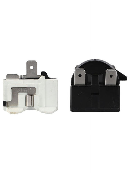 Refrigerator Ptc Starter Relay Replacement 2 Pins Compressor Overload Protector 1Pin-12Ohm+1/2Hp V1189-LWWAL-20260327-04021