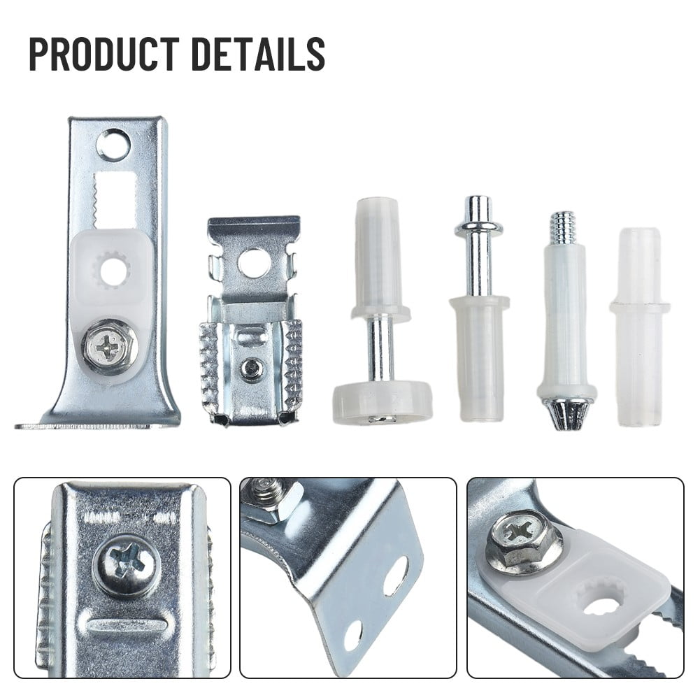 6Pack Bi-Fold Door Hardware Repair Kit For 1" To 1-3/8" Thick Doors V1189-LWWAL-20260327-04023