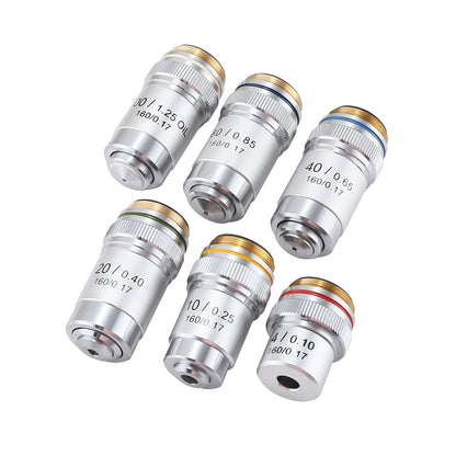 4X 10X 20X 40X 60X 100X 195 Achromatic Microscope Objective 40X V1189-LWWAL-20260327-04025