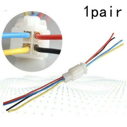 Automotive Connector Car Motorcycle Electrical Plug Socket Kit 2/3/4 Pin Way 2P 4P V1189-LWWAL-20260327-04031