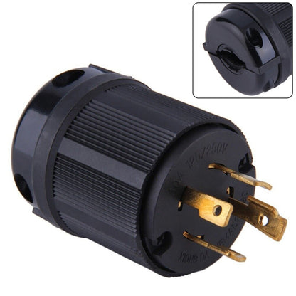 Locking Nema L14-30P Lock Plug 30A 125-250V 4 Prong For Generator Cord V1189-LWWAL-20260327-04043
