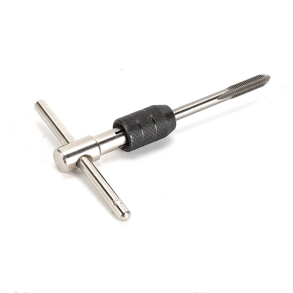 6Pcs for M3-M8 Tap Drill Set T Handle Ratchet Tap Wrench Machinist Tool with Screw V1189-LWWAL-20260327-04046