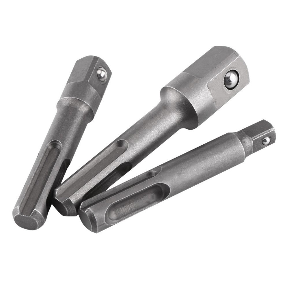 3Pcs for Sds Plus Shank Socket Driver Adapter Power Drill Bit Chuck Extensionadapter V1189-LWWAL-20260327-04048