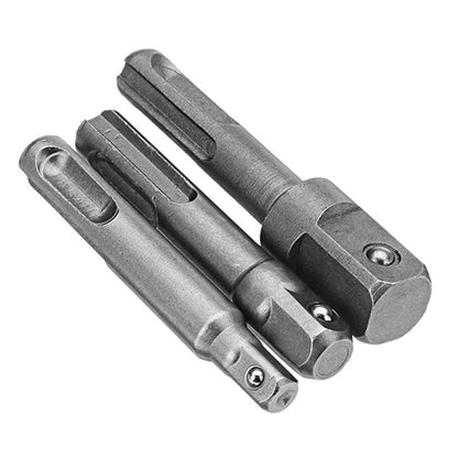 3Pcs for Sds Plus Shank Socket Driver Adapter Power Drill Bit Chuck Extensionadapter V1189-LWWAL-20260327-04048