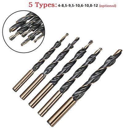 Step Drill Bits Manual Pocket Hole Jig 8-4/9-5/10-5/10-6/12-8Mm Woodworking Tool 45421 45516 V1189-LWWAL-20260327-04056