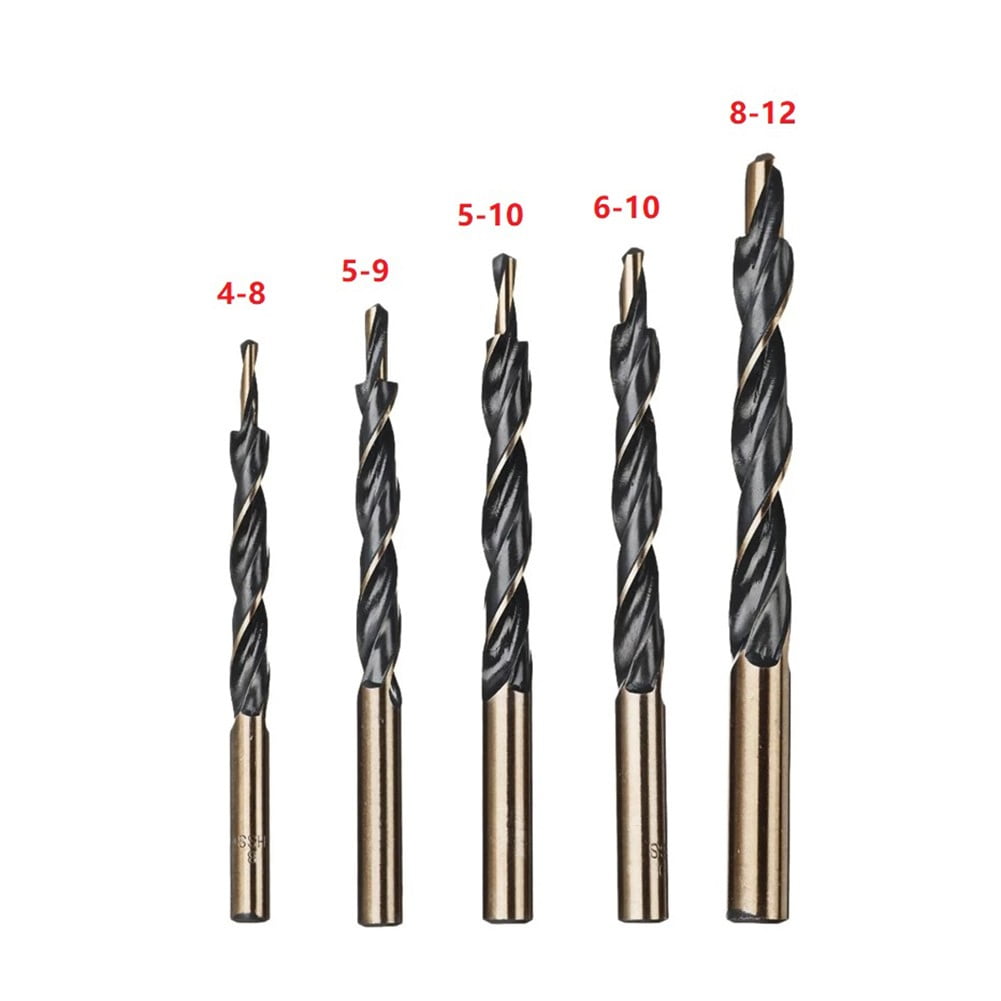Step Drill Bits Manual Pocket Hole Jig 8-4/9-5/10-5/10-6/12-8Mm Woodworking Tool 45421 45516 V1189-LWWAL-20260327-04056