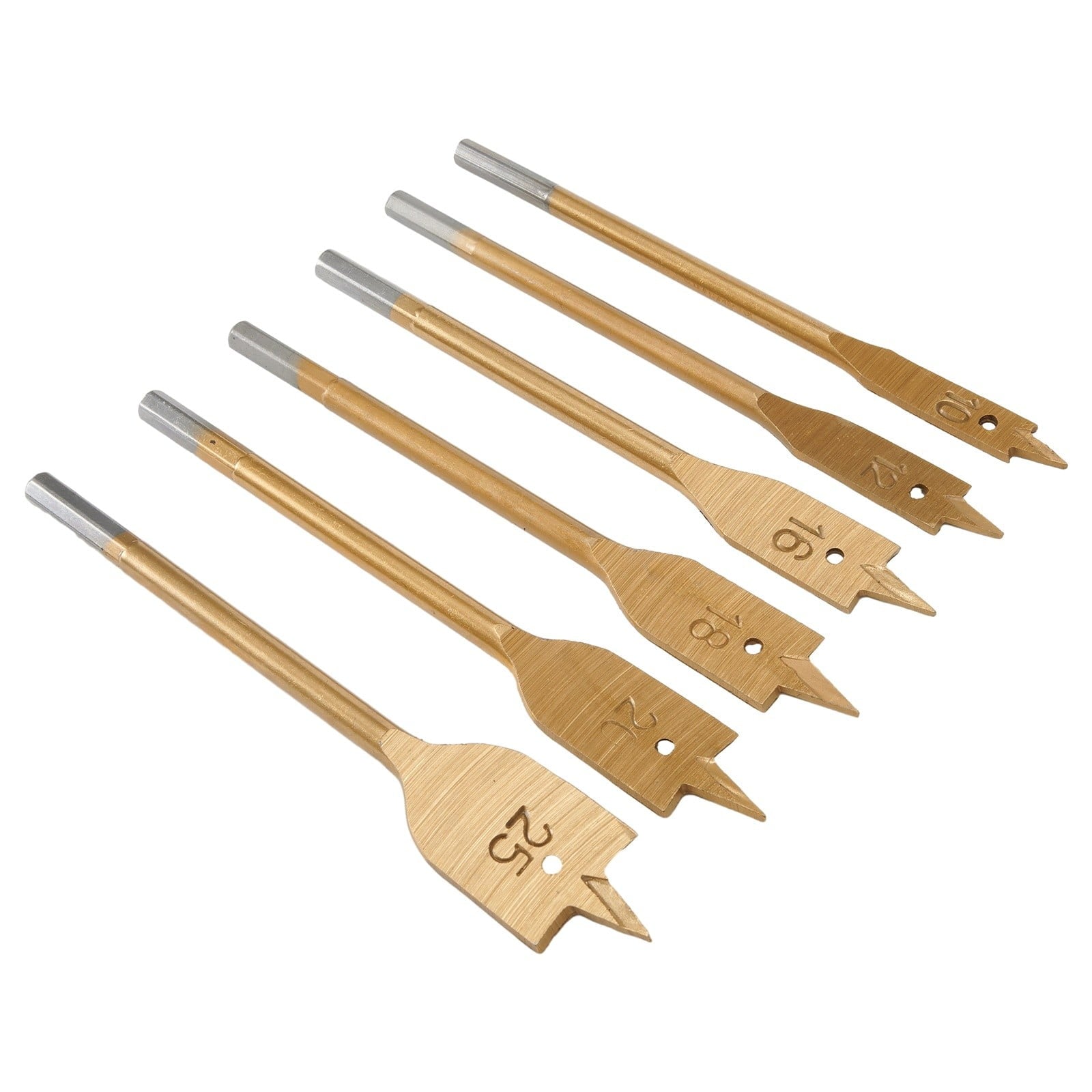 6Pcs Spade Flat Wood Drill Bit Woodworking Hex Shank Metric 10-25Mm V1189-LWWAL-20260327-04059
