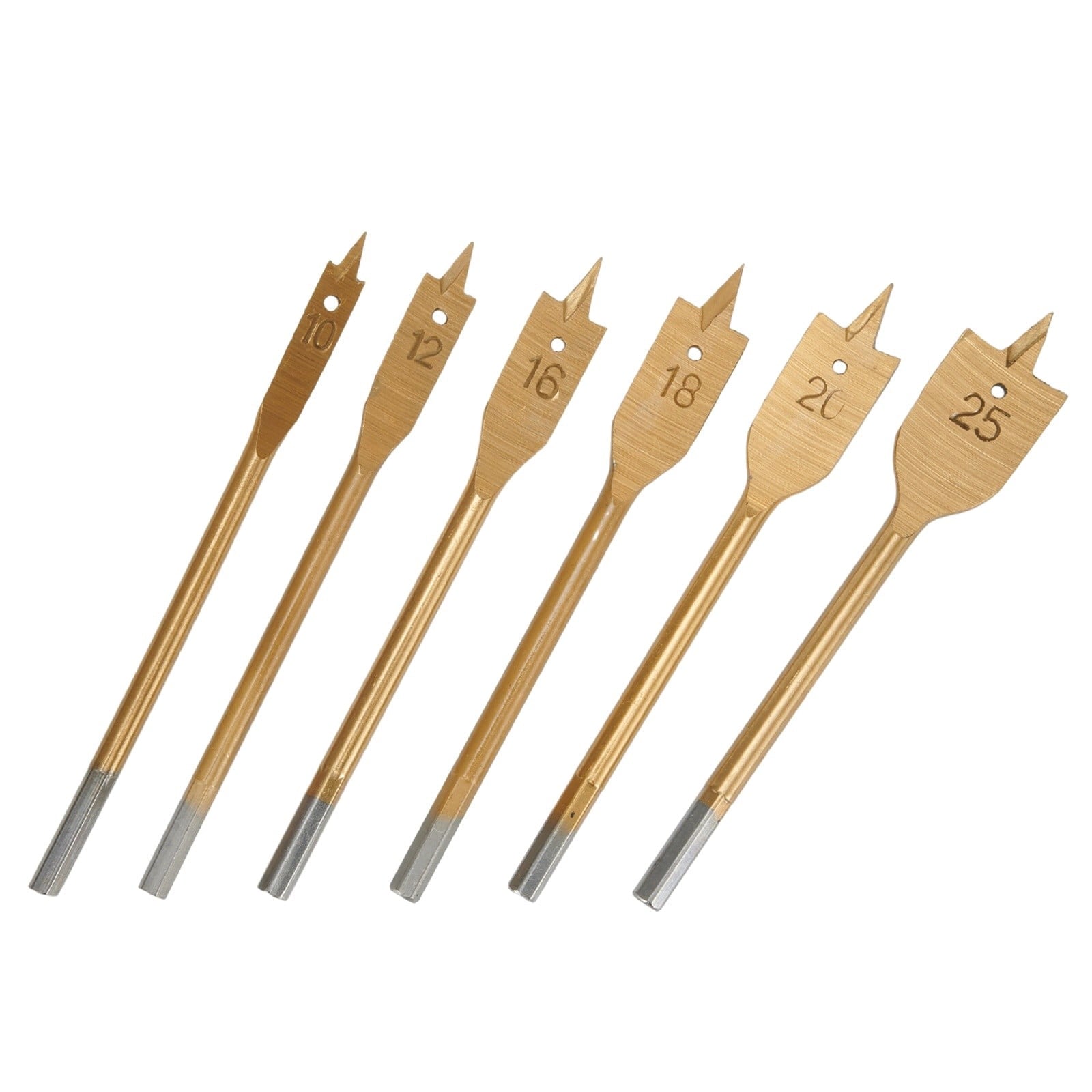6Pcs Spade Flat Wood Drill Bit Woodworking Hex Shank Metric 10-25Mm V1189-LWWAL-20260327-04059