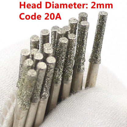 30Pcs 2.0Mm Diamond Saw Drill Hole Cutter Coated Solid Bits for Gemstone V1189-LWWAL-20260327-04061