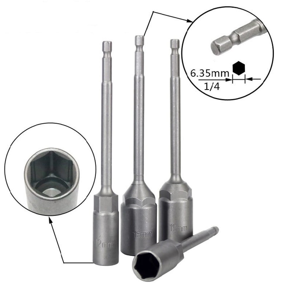 1Pc 150Mm Hexagon Nut Driver Drill Bit Adapter Socket Wrench Extension Sleeve 9Mm Smile Home 17Mm V1189-LWWAL-20260327-04064