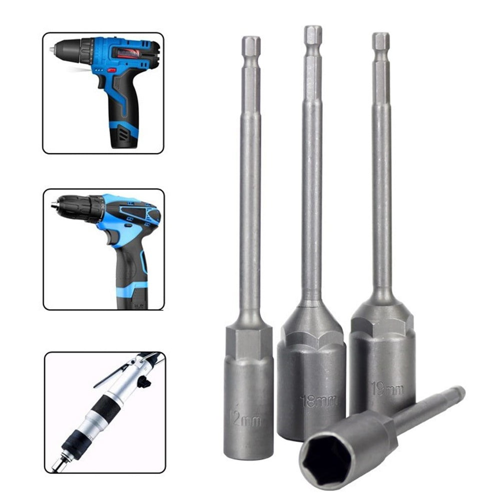 1Pc 150Mm Hexagon Nut Driver Drill Bit Adapter Socket Wrench Extension Sleeve 9Mm Smile Home 17Mm V1189-LWWAL-20260327-04064