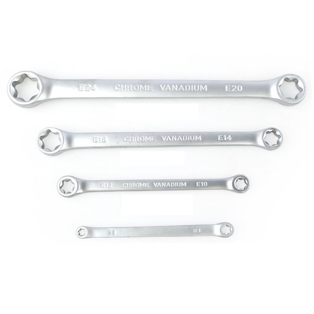 4Pcs Star Double Torx Wrench Spanner E6- E24 E-Type Double-Ended Hexagon V1189-LWWAL-20260327-04070