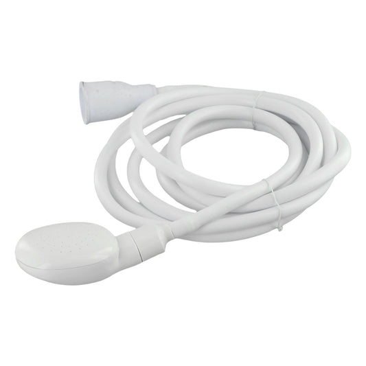 Push On Shower Hose & Head for Single Tap Spray Mixer Tap Bath Tap Kitchen 2M V1189-LWWAL-20260327-04071