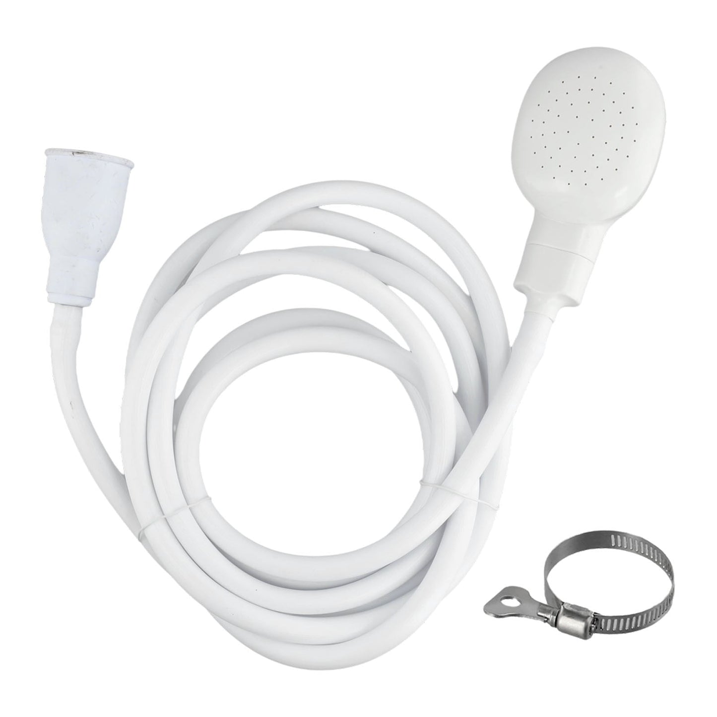 Push On Shower Hose & Head for Single Tap Spray Mixer Tap Bath Tap Kitchen 2M V1189-LWWAL-20260327-04071