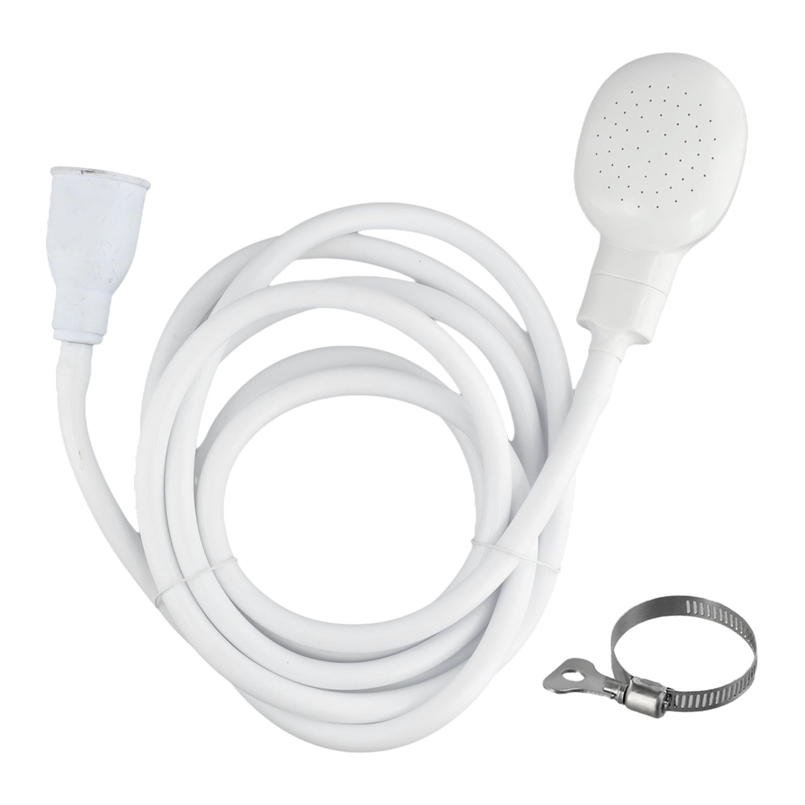Push On Shower Hose & Head for Single Tap Spray Mixer Tap Bath Tap Kitchen 2M V1189-LWWAL-20260327-04071