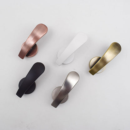 Self-Adhesive Wall Hooks - Fabric Curtain Tie Back Stick On Drape Holder Durable Rose Gold 2# Silver V1189-LWWAL-20260327-04079