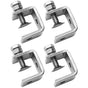 4X Stainless Steel C Clamps Clamp for Mounting U Clamps Small Desk Clamp 2Pcs V1189-LWWAL-20260327-04081