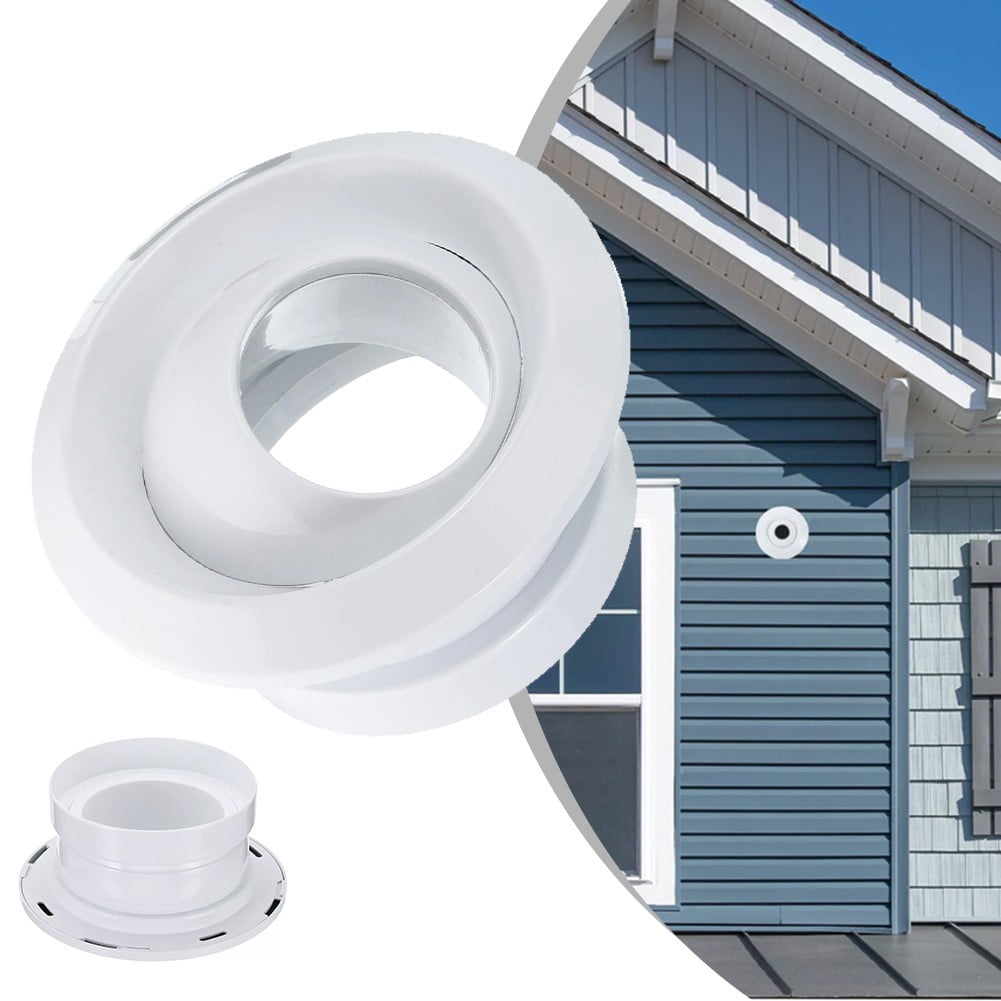 6Inch Round Air Vent Adjustable Rotatable Ball Jet Air Diffuser Soffit Vent Ventilation Ducting Hose Louver V1189-LWWAL-20260327-04091