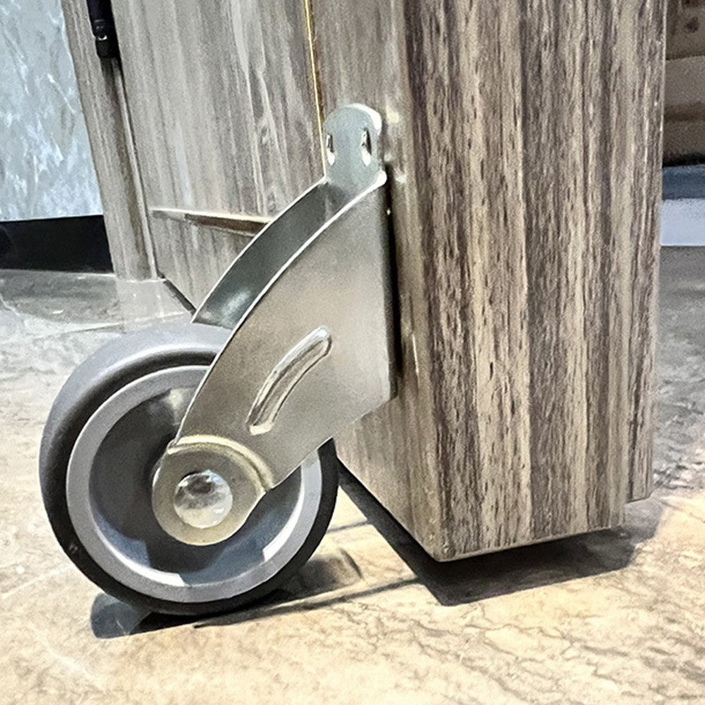 Adjustable Anti Droop Door Support Wheel With Rubber Wheels And Steel Frame Gray Black V1189-LWWAL-20260327-04092