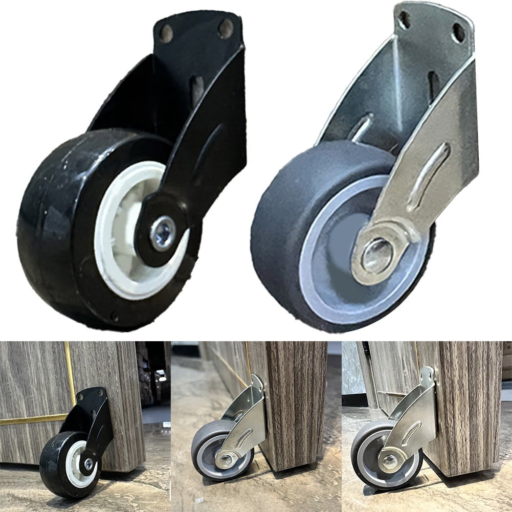 Adjustable Anti Droop Door Support Wheel With Rubber Wheels And Steel Frame Gray Black V1189-LWWAL-20260327-04092