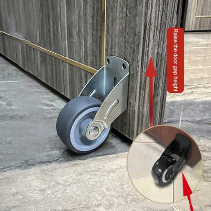 Adjustable Anti Droop Door Support Wheel With Rubber Wheels And Steel Frame Gray V1189-LWWAL-20260327-04093