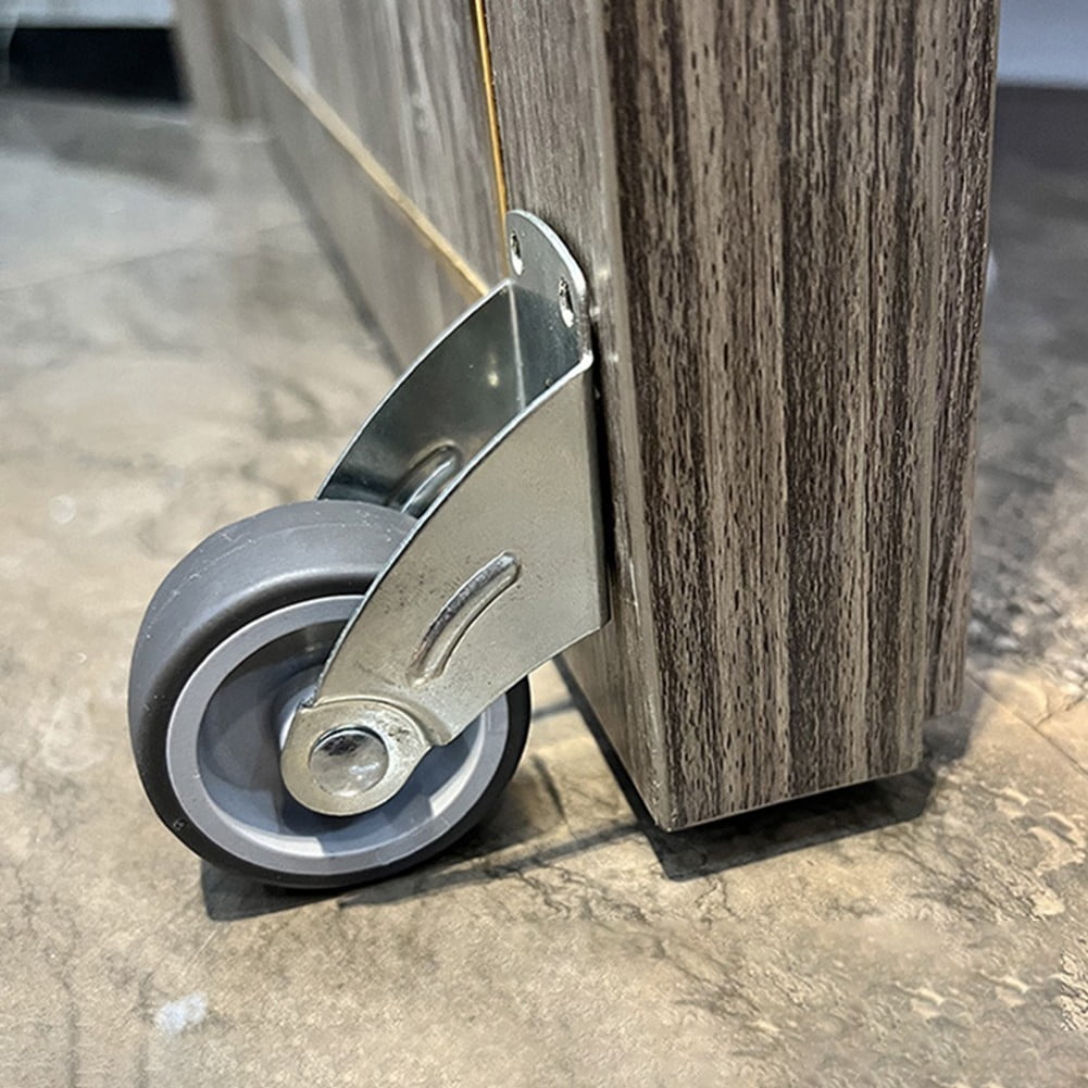 Adjustable Anti Droop Door Support Wheel With Rubber Wheels And Steel Frame Gray V1189-LWWAL-20260327-04093