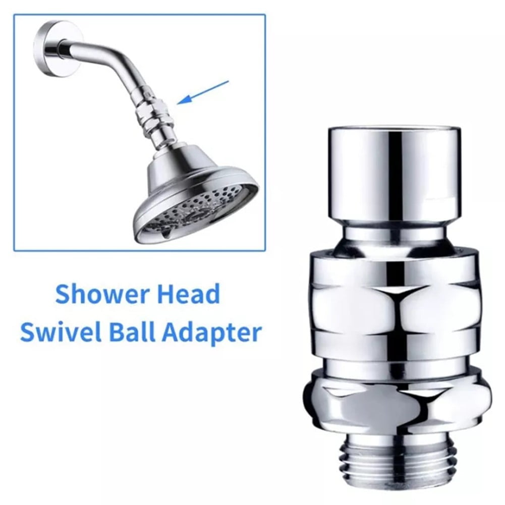 Shower Head Swivel Ball Adapter Connector Ball Joint Brass Shower Extension V1189-LWWAL-20260327-04095