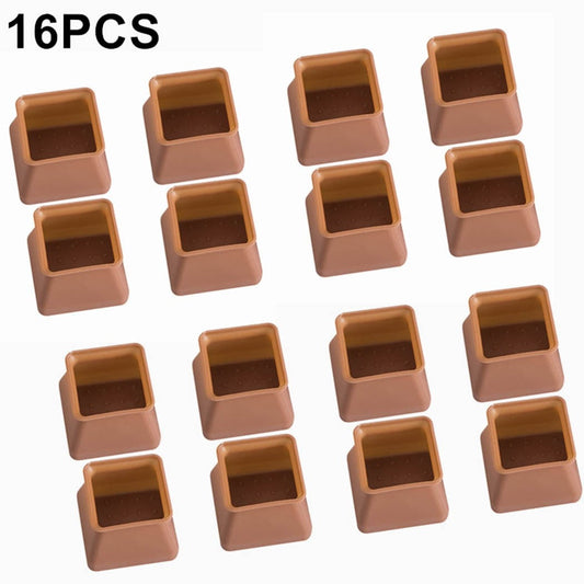 16 Pcs Upgraded Silicone Chair Legs Cap Felt Bottom Anti-Noise Pads Furniture Sofa Feet Anti-Slip Pad Wood V1189-LWWAL-20260327-04100