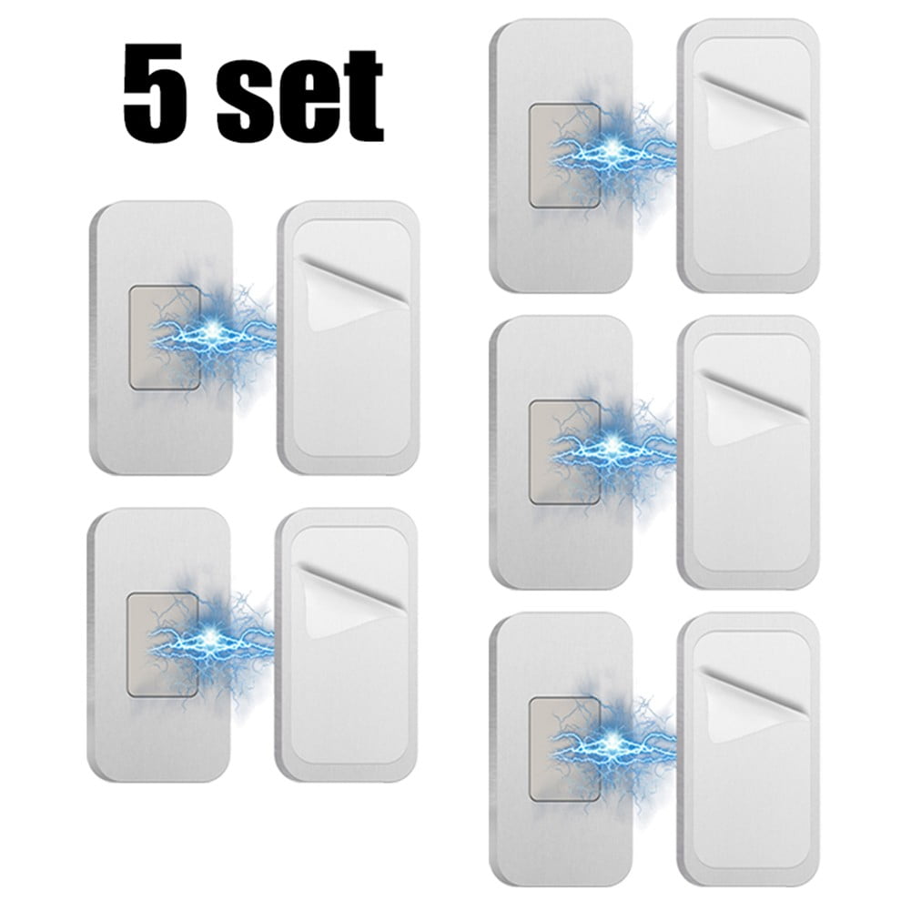 Drawer Catches Easy Installation Powerful Magnetic Closure Secure Hold Silver 5 Set V1189-LWWAL-20260327-04111