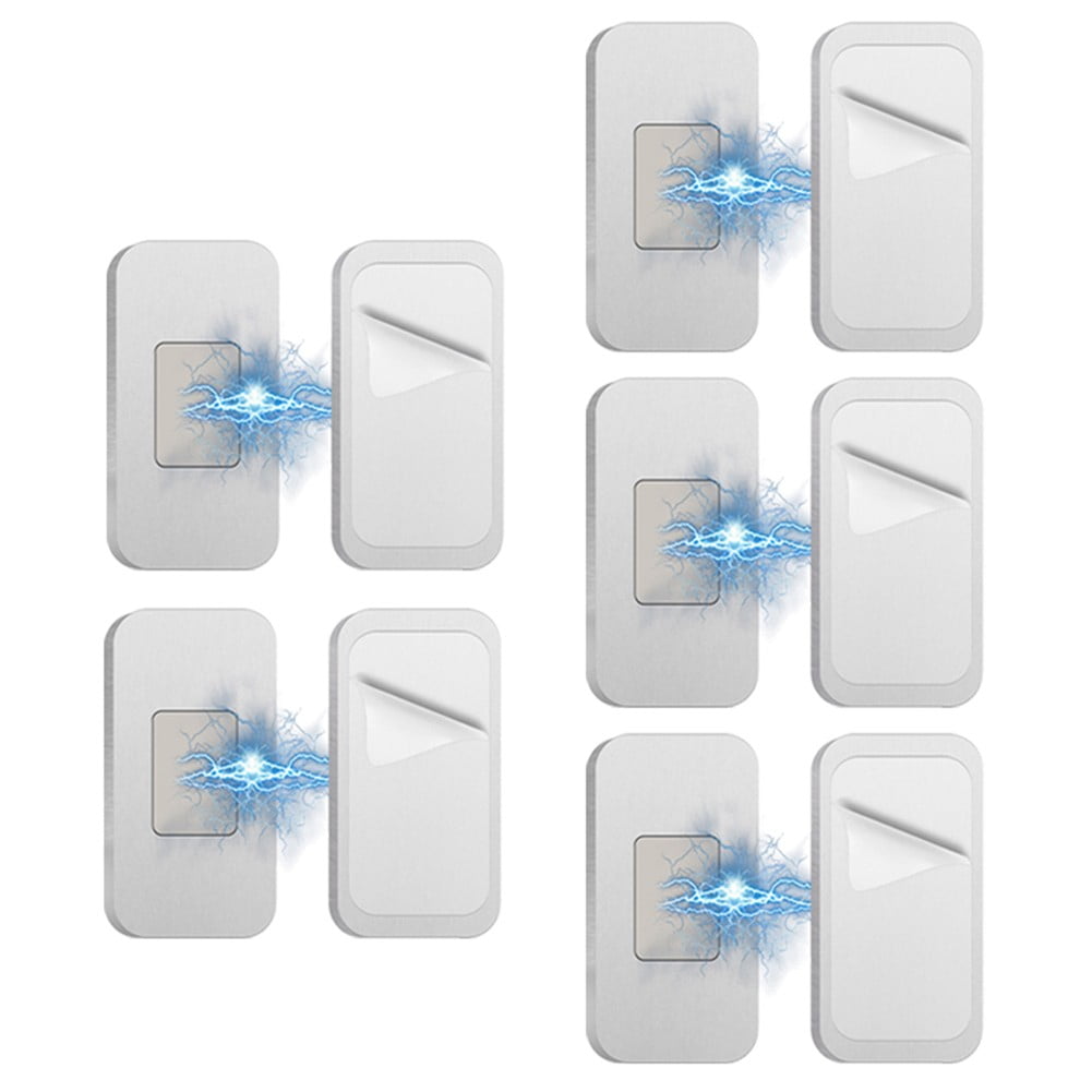 Drawer Catches Easy Installation Powerful Magnetic Closure Secure Hold Silver 5 Set V1189-LWWAL-20260327-04111