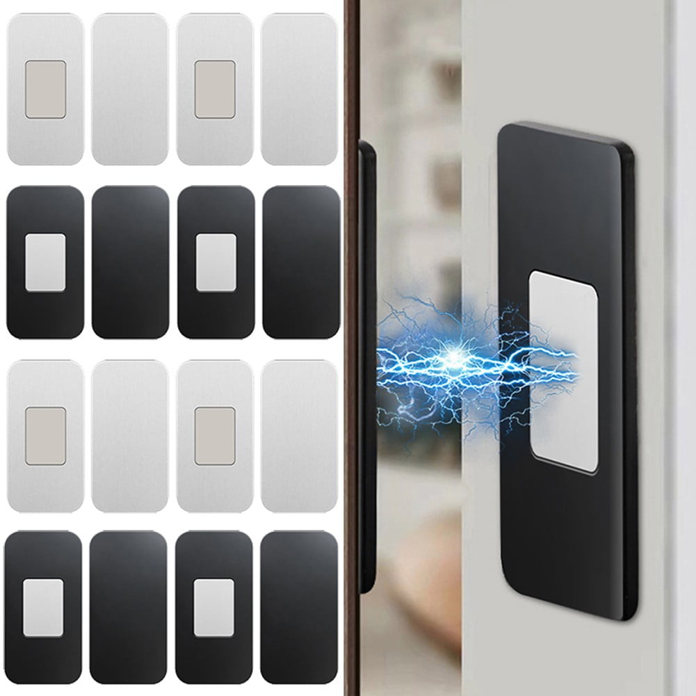 Drawer Catches Easy Installation Powerful Magnetic Closure Secure Hold Silver 5 Set V1189-LWWAL-20260327-04111