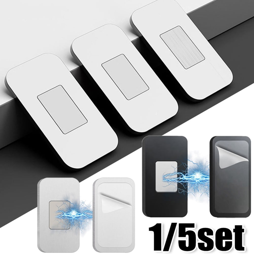 Drawer Catches Easy Installation Powerful Magnetic Closure Secure Hold Silver 5 Set V1189-LWWAL-20260327-04111