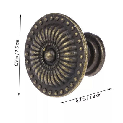 Antique Style Cabinet Knobs Set Of 4 Vintage Drawer Pulls Black Handles V1189-LWWAL-20260327-04112