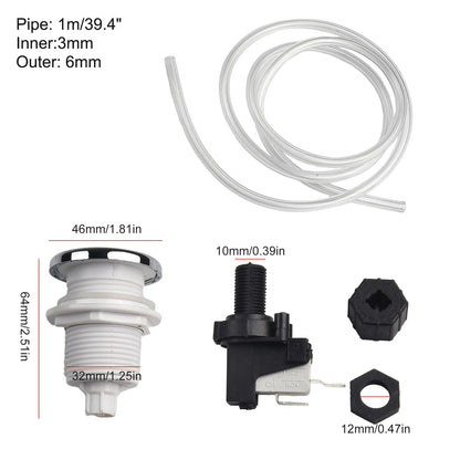 Pneumatic Switch on Off Push Air Switch Button 32mm For Bathtub Spa Waste Garbage Disposal Switch 125-250V 16A V1189-LWWAL-20260327-04113