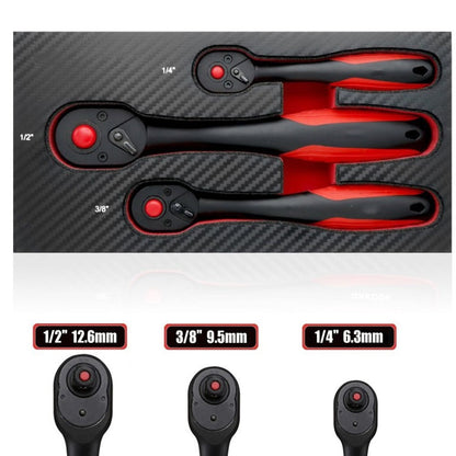 72 Tooth Ratchet Wrench Driver Quick-Release Socket Wrench 9.5Mm Fangkenuo 6.35Mm V1189-LWWAL-20260327-04120