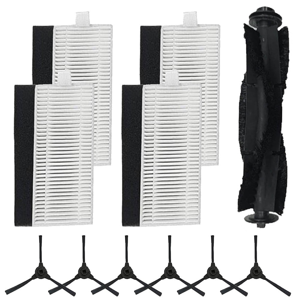 Replacement Parts Set Main Brush Side Brushes Filters For Ihome Robot Vacuums V1189-LWWAL-20260327-04124