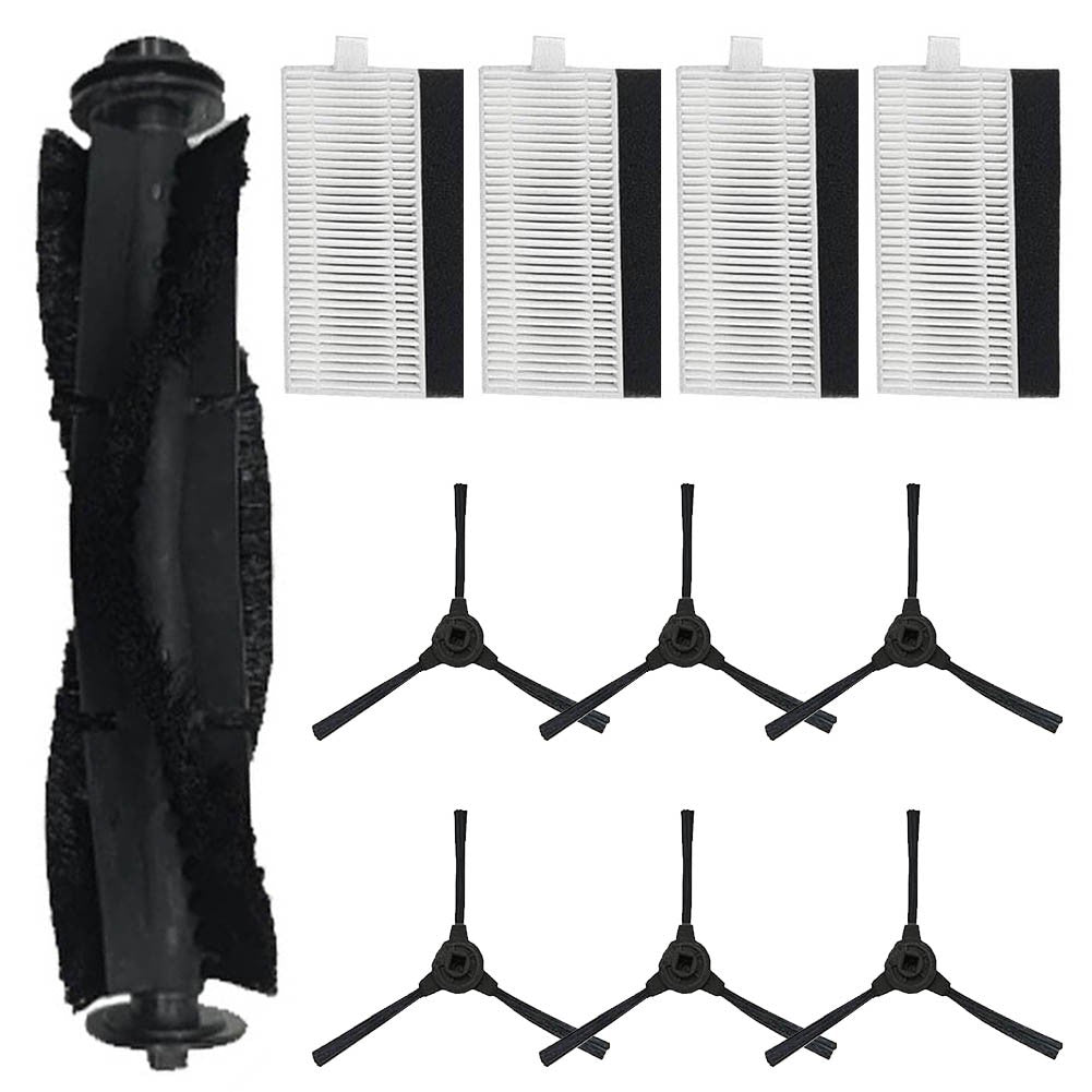 Replacement Parts Set Main Brush Side Brushes Filters For Ihome Robot Vacuums V1189-LWWAL-20260327-04124